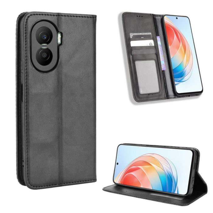 Magnetic Buckle Retro Texture Leather Phone Case, For Honor X40i, For Samsung Galaxy Z Fold4 5G, For HotPepper Serrano3, For OnePlus 10T 5G / Ace Pro 5G, For ZTE Avid 589 Z5158, For ZTE Nubia Red Magic 7S Pro