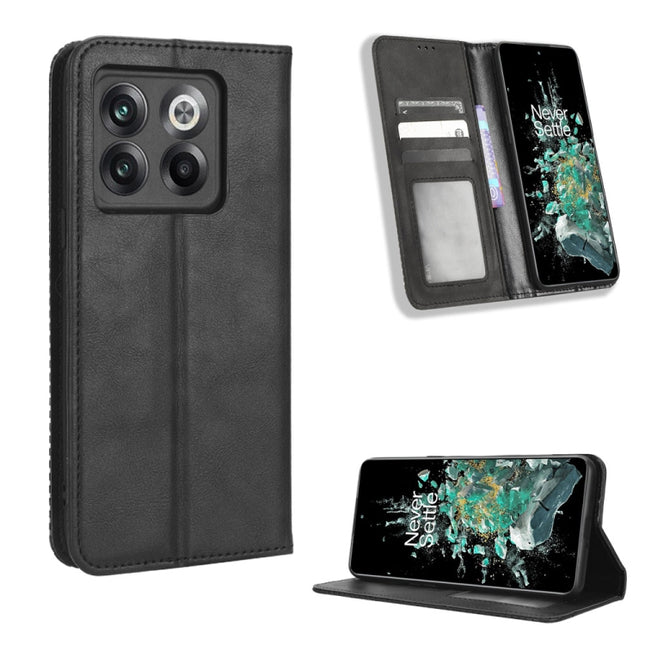 Magnetic Buckle Retro Texture Leather Phone Case, For Honor X40i, For Samsung Galaxy Z Fold4 5G, For HotPepper Serrano3, For OnePlus 10T 5G / Ace Pro 5G, For ZTE Avid 589 Z5158, For ZTE Nubia Red Magic 7S Pro