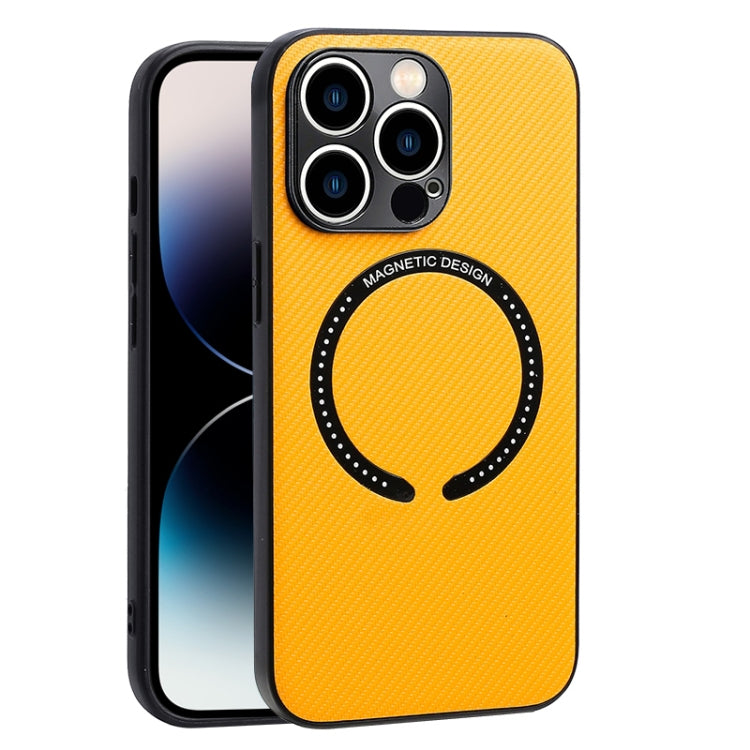 Carbon Fiber Texture MagSafe Magnetic Phone Case