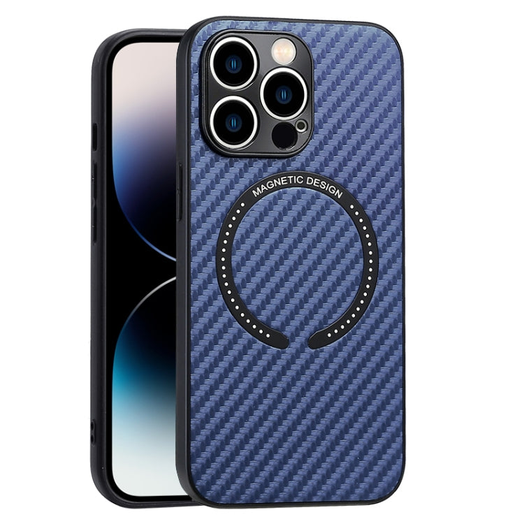 Carbon Fiber Texture MagSafe Magnetic Phone Case
