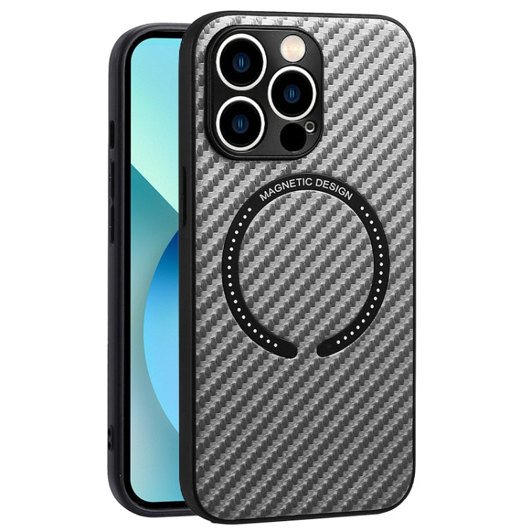 Carbon Fiber Texture MagSafe Magnetic Phone Case, For iPhone 12 Pro, For iPhone 12 Pro Max, For iPhone 11, For iPhone 11 Pro, For iPhone 11 Pro Max