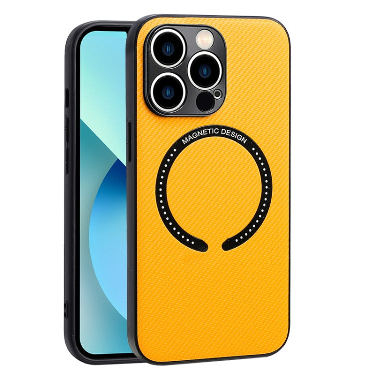 Carbon Fiber Texture MagSafe Magnetic Phone Case, For iPhone 12 Pro, For iPhone 12 Pro Max, For iPhone 11, For iPhone 11 Pro, For iPhone 11 Pro Max