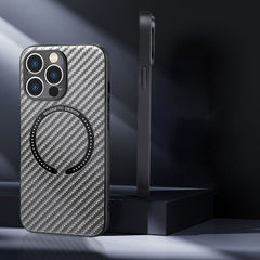 Carbon Fiber Texture MagSafe Magnetic Phone Case, For iPhone 12 Pro, For iPhone 12 Pro Max, For iPhone 11, For iPhone 11 Pro, For iPhone 11 Pro Max