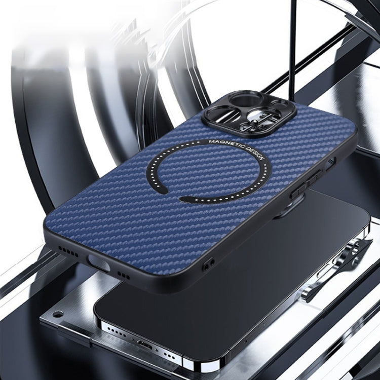 Carbon Fiber Texture MagSafe Magnetic Phone Case, For iPhone 12 Pro, For iPhone 12 Pro Max, For iPhone 11, For iPhone 11 Pro, For iPhone 11 Pro Max