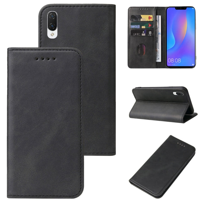Magnetic Closure Leather Phone Case, For Honor 70 Pro, For Honor 70 Pro+, For Huawei Nova 3i, For Huawei Nova 4e, For Huawei Nova 5i, For Huawei Nova 6 5G, For Huawei Nova 7 SE 5G Youth, For Huawei Nova 7S, For Huawei Nova 8
