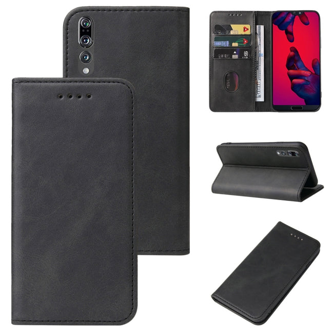 Magnetic Closure Leather Phone Case, For Huawei Nova 8 SE, For Huawei Nova 9, For Huawei Nova 9 SE, For Huawei Nova Y60, For Huawei Nova Y70, For Huawei P Smart Z, For Huawei P20, For Huawei P20 Lite 2019, For Huawei Y Max