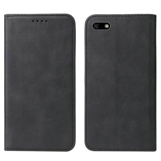 Magnetic Closure Leather Phone Case, For Huawei Y5 Lite 2018, For Huawei Y7 2018, For Huawei Y7 Prime 2019, For Huawei Y9 2019, For Huawei Y9 Prime 2019, For Huawei Enjoy 9