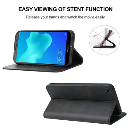 Magnetic Closure Leather Phone Case, For Huawei Y5 Lite 2018, For Huawei Y7 2018, For Huawei Y7 Prime 2019, For Huawei Y9 2019, For Huawei Y9 Prime 2019, For Huawei Enjoy 9