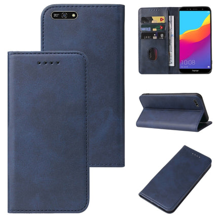 Magnetic Closure Leather Phone Case, For Huawei Y5 Lite 2018, For Huawei Y7 2018, For Huawei Y7 Prime 2019, For Huawei Y9 2019, For Huawei Y9 Prime 2019, For Huawei Enjoy 9