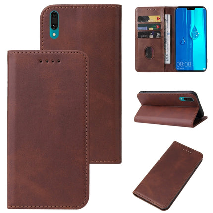 Magnetic Closure Leather Phone Case, For Huawei Y5 Lite 2018, For Huawei Y7 2018, For Huawei Y7 Prime 2019, For Huawei Y9 2019, For Huawei Y9 Prime 2019, For Huawei Enjoy 9