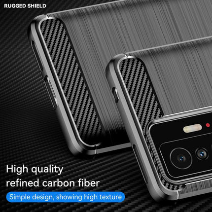 Carbon Fiber Brushed Texture TPU Case, For Xiaomi 11T, For Xiaomi 11T Pro, For OPPO A57e, For OPPO A57S