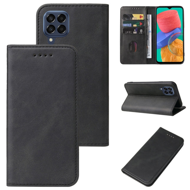 Magnetic Closure Leather Phone Case, For Samsung Galaxy M33 5G, For Samsung Galaxy M33 India, For Samsung Galaxy M53 5G, For Samsung Galaxy Xcover 5, For Samsung Galaxy Xcover 6 Pro / Xcover Pro 2, For Samsung Galaxy A71 5G, For Samsung Galaxy M52 5G