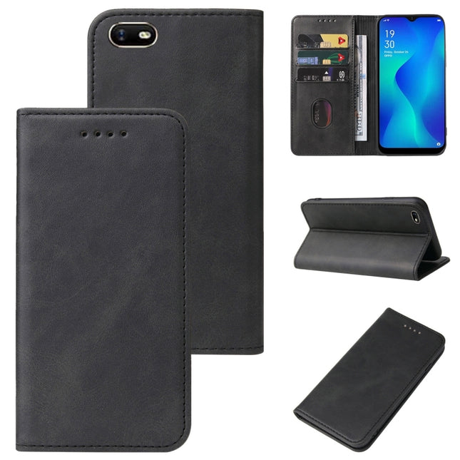 Magnetic Closure Leather Phone Case, For OPPO A1k, For OPPO A5s, For OPPO A7n, For OPPO A8, For OPPO A11k, For OPPO A15s, For OPPO A16