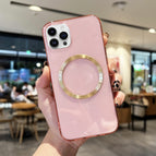 For iPhone 14 Pro / Transparent Pink