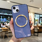 For iPhone 13 / Transparent Dark Blue