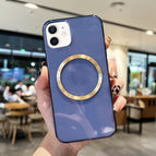 For iPhone 12 mini / Transparent Dark Blue
