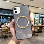 For iPhone 12 / Transparent Black