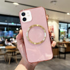 For iPhone 12 / Transparent Pink