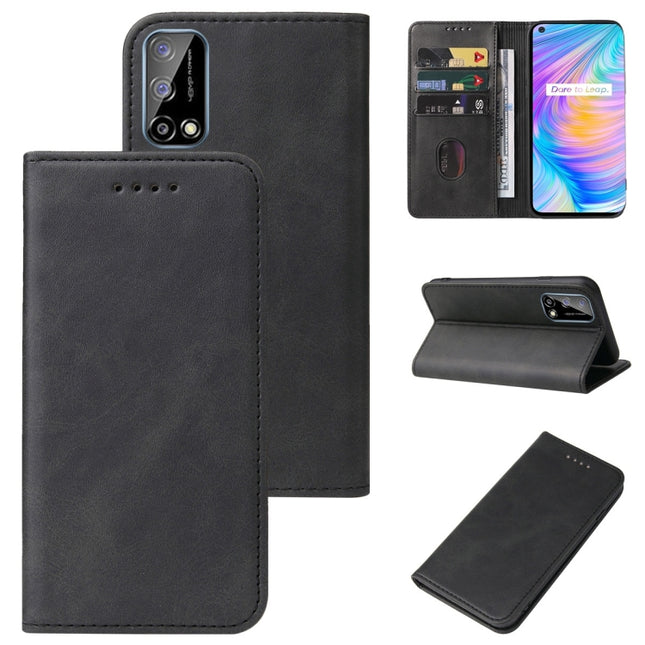Magnetic Closure Leather Phone Case, For Realme 6i India, For Realme C11 2021, For Realme GT2 Pro, For Realme Q2, For Realme Q3i 5G, For Realme Q3t, For Realme X3 SuperZoom, For Realme X7 / Q2 Pro