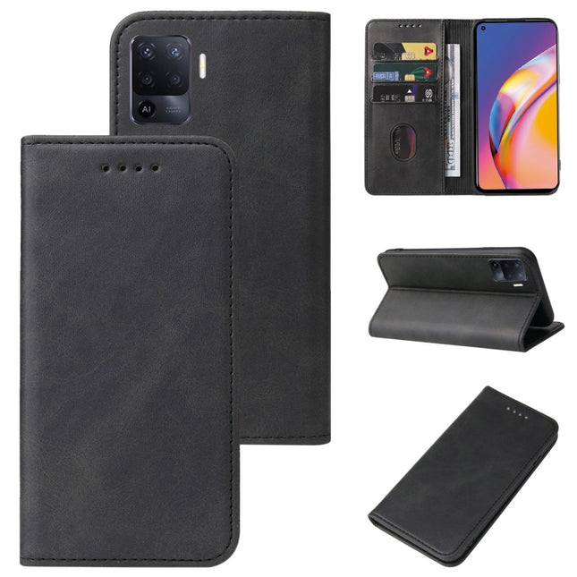 Magnetic Closure Leather Phone Case, For OPPO Reno5 Lite, For OPPO Reno5 Pro+, For OPPO Reno5 Z, For OPPO Find X2 Pro