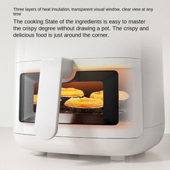 Original Xiaomi Mijia Smart Air Fryer Pro 4L OLED Screen Window Mijia APP Controlled, CN Plug, MAF04