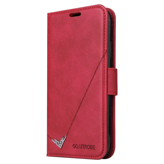 GQUTROBE Right Angle Leather Phone Case, For iPhone 12 mini, For iPhone 12 Pro, For iPhone 12 Pro Max, For iPhone 11