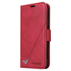 GQUTROBE Right Angle Leather Phone Case, For iPhone 12 mini, For iPhone 12 Pro, For iPhone 12 Pro Max, For iPhone 11