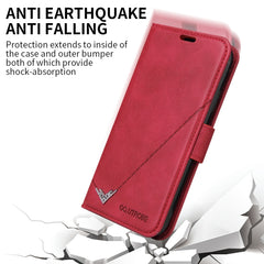 GQUTROBE Right Angle Leather Phone Case, For iPhone 12 mini, For iPhone 12 Pro, For iPhone 12 Pro Max, For iPhone 11