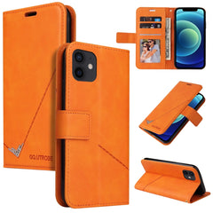 GQUTROBE Right Angle Leather Phone Case, For iPhone 12 mini, For iPhone 12 Pro, For iPhone 12 Pro Max, For iPhone 11