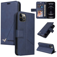 GQUTROBE Right Angle Leather Phone Case, For iPhone 12 mini, For iPhone 12 Pro, For iPhone 12 Pro Max, For iPhone 11
