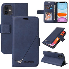 GQUTROBE Right Angle Leather Phone Case, For iPhone 12 mini, For iPhone 12 Pro, For iPhone 12 Pro Max, For iPhone 11