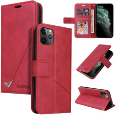 GQUTROBE Right Angle Leather Phone Case, For iPhone 11 Pro, For iPhone 11 Pro Max, For iPhone X / XS, For iPhone XR