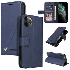 GQUTROBE Right Angle Leather Phone Case, For iPhone 11 Pro, For iPhone 11 Pro Max, For iPhone X / XS, For iPhone XR