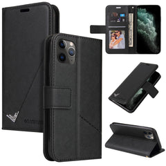 GQUTROBE Right Angle Leather Phone Case, For iPhone 11 Pro, For iPhone 11 Pro Max, For iPhone X / XS, For iPhone XR