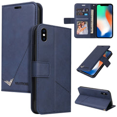 GQUTROBE Right Angle Leather Phone Case, For iPhone 11 Pro, For iPhone 11 Pro Max, For iPhone X / XS, For iPhone XR