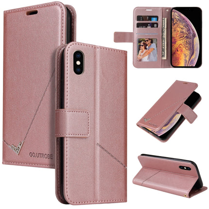 GQUTROBE Right Angle Leather Phone Case, For iPhone XS Max, For iPhone 7 Plus / 8 Plus, For iPhone 6 Plus / 6s Plus, For iPhone 6 / 6S