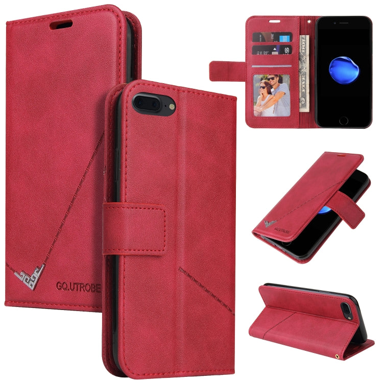 GQUTROBE Right Angle Leather Phone Case, For iPhone XS Max, For iPhone 7 Plus / 8 Plus, For iPhone 7 / 8 / SE 2020 / SE 2022, For iPhone 6 Plus / 6s Plus