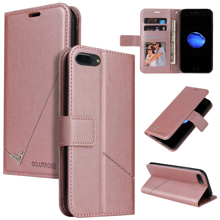 GQUTROBE Right Angle Leather Phone Case, For iPhone XS Max, For iPhone 7 Plus / 8 Plus, For iPhone 7 / 8 / SE 2020 / SE 2022, For iPhone 6 Plus / 6s Plus