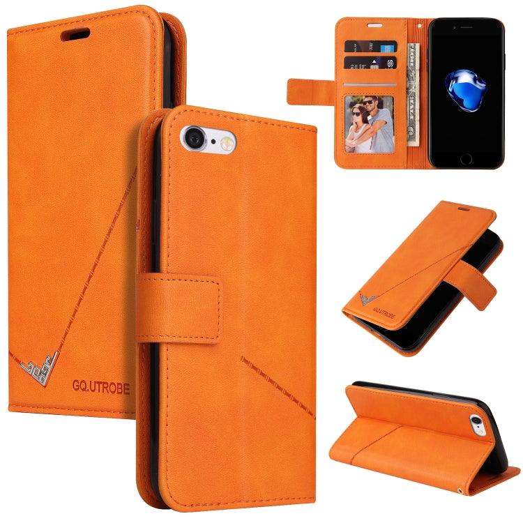 GQUTROBE Right Angle Leather Phone Case, For iPhone XS Max, For iPhone 7 Plus / 8 Plus, For iPhone 7 / 8 / SE 2020 / SE 2022, For iPhone 6 Plus / 6s Plus