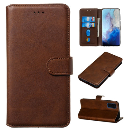 Classic Calf Texture Magnetic Attraction Horizontal Flip Leather Case with Stand & Card Slots & Wallet Function, For Galaxy S20, For Galaxy S20+, For Galaxy S20 Ultra