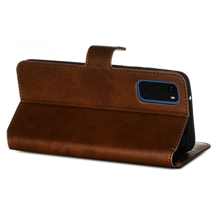 Classic Calf Texture Magnetic Attraction Horizontal Flip Leather Case with Stand & Card Slots & Wallet Function, For Galaxy S20, For Galaxy S20+, For Galaxy S20 Ultra