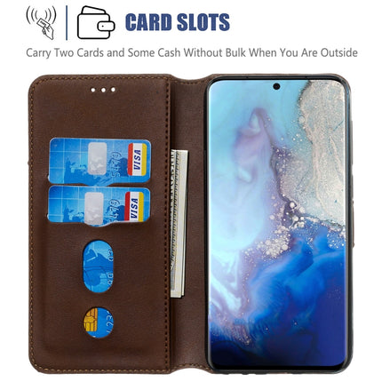 Classic Calf Texture Magnetic Attraction Horizontal Flip Leather Case with Stand & Card Slots & Wallet Function, For Galaxy S20, For Galaxy S20+, For Galaxy S20 Ultra