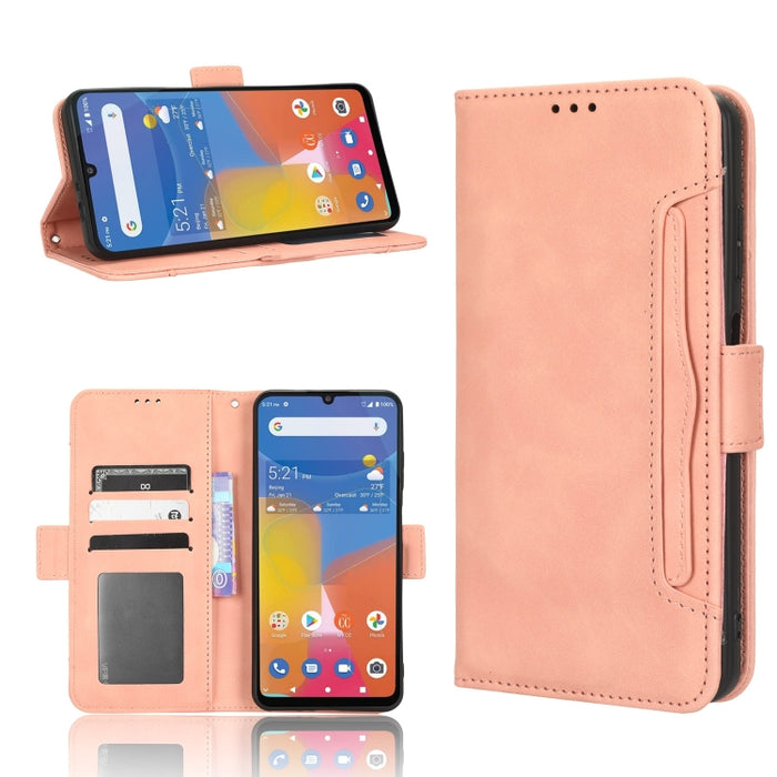 Skin Feel Calf Texture Card Slots Leather Phone Case, For Consumer Cellular ZMax 5G, For HTC Desire 22 Pro, For Motorola Moto E32s / G22, For Motorola Moto G32