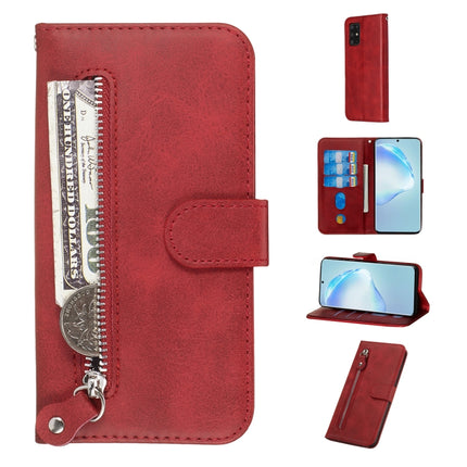 Fashion Calf Texture Zipper Horizontal Flip Leather Case with Stand & Card Slots & Wallet Function, For Galaxy S20 Ultra, For Galaxy S20, For Galaxy S20+