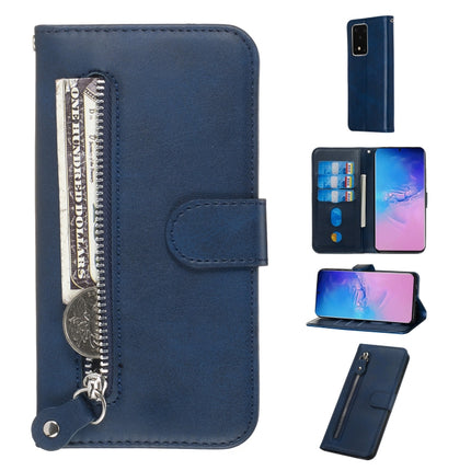 Fashion Calf Texture Zipper Horizontal Flip Leather Case with Stand & Card Slots & Wallet Function, For Galaxy S20 Ultra, For Galaxy S20, For Galaxy S20+