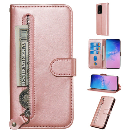 Fashion Calf Texture Zipper Horizontal Flip Leather Case with Stand & Card Slots & Wallet Function, For Galaxy S20 Ultra, For Galaxy S20, For Galaxy S20+