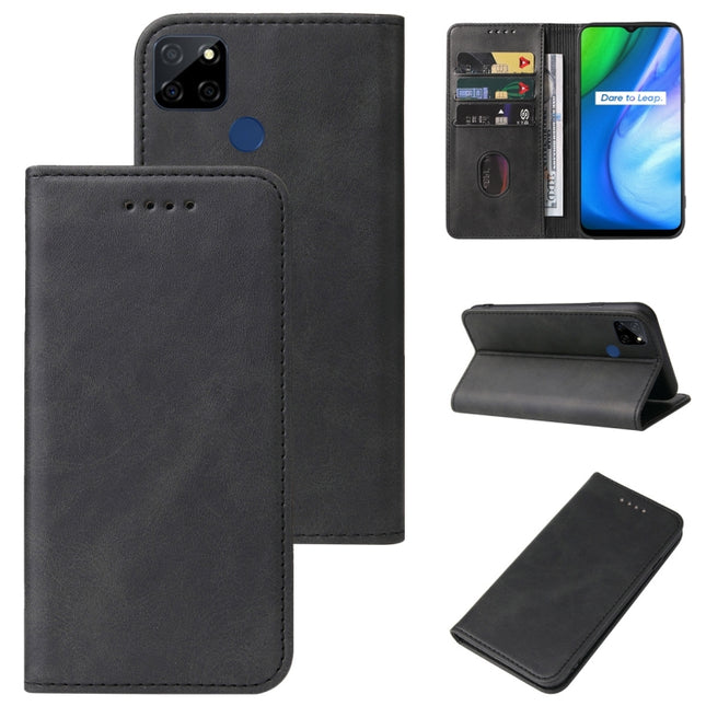 Magnetic Closure Leather Phone Case, For Realme Q2i, For Realme V5 5G, For Realme V15, For Realme V23, For Realme X2, For OPPO A16s, For Realme X7 Pro Ultra, For OPPO A55