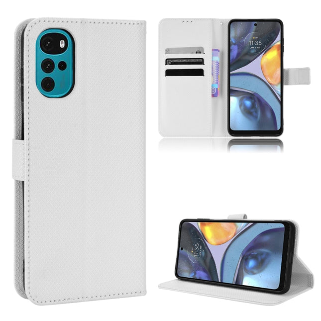 Diamond Texture Leather Phone Case, For Consumer Cellular ZMax 5G, For Motorola Moto E32s / G22, For Motorola Moto G32, For Motorola Moto S30 Pro 5G