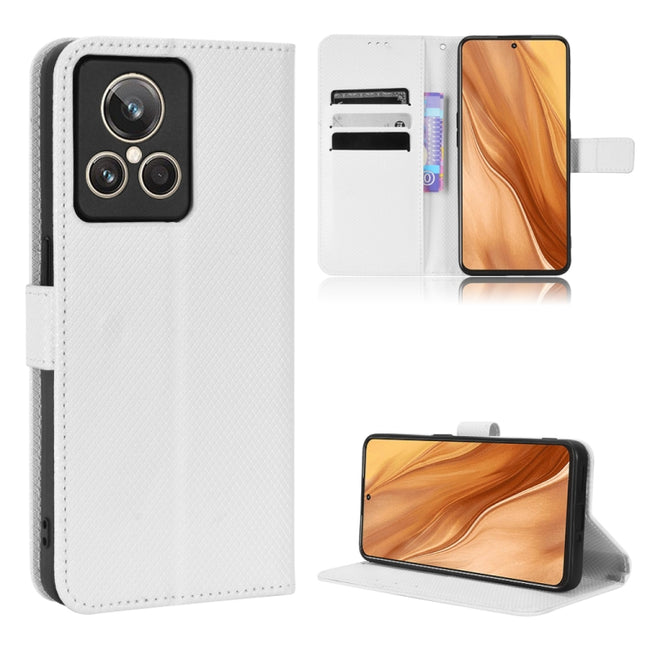 Diamond Texture Leather Phone Case, For Realme GT2 Explorer Master, For TCL 30 XL, For vivo Y02s, For vivo Y77 5G