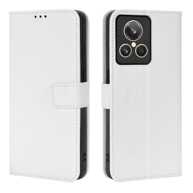 Diamond Texture Leather Phone Case, For Realme GT2 Explorer Master, For TCL 30 XL, For vivo Y02s, For vivo Y77 5G
